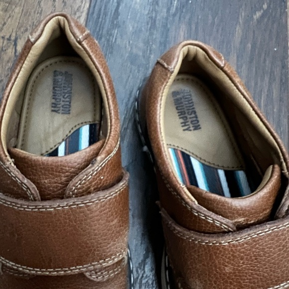 Johnston and Murphy McGuffey Slip-On Shoes Brown Leather Dress Shoes Size 10 - Picture 3 of 7